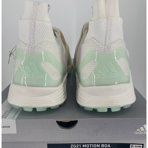 Adidas ZG21 Motion BOA Non-dyed Primegreen Mens Sz 13 Golf Shoes White Mint main image 5